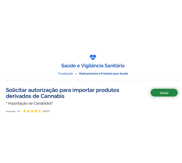 Autorização ANVISA e Receita em mãos